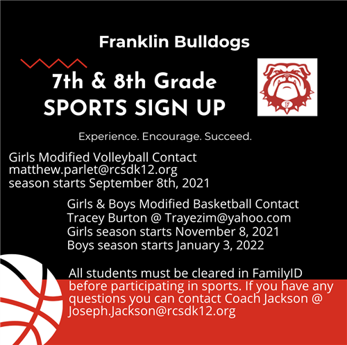 Fall sports. Modified Girls volleyball and basketball. Modified boys basketball. 